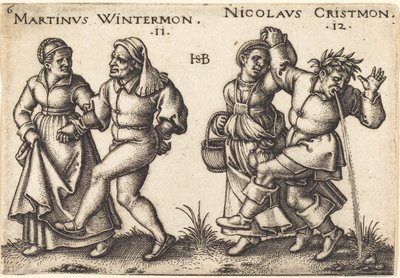 November und Dezember von Sebald Beham