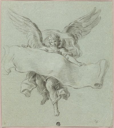 Engel mit Schriftrolle von Sebastiano Conca
