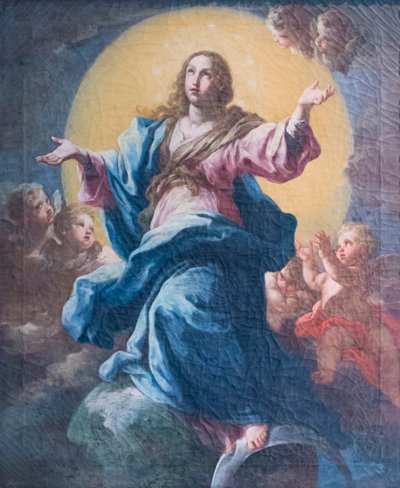 Jungfrau in Herrlichkeit und Engel von Sebastiano Conca