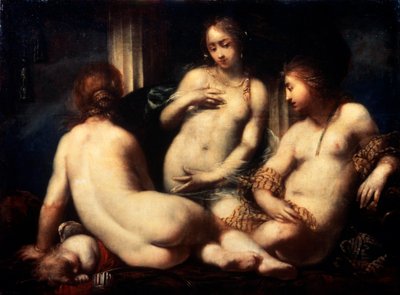 Die drei Grazien, 1650er Jahre von Sebastiano Mazzoni