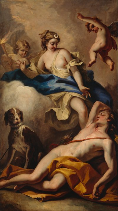Diana und Endymion von Sebastiano Ricci