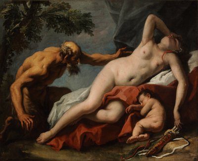 Venus und Satyr von Sebastiano Ricci