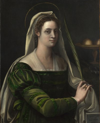 Heilige Agatha, ca. 1540 von Sebastiano del Piombo
