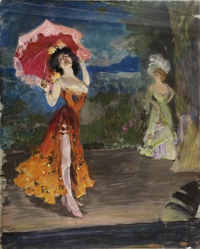 Tänzerin, frühe 1900er Jahre von Sergei Arsenevich Vinogradov