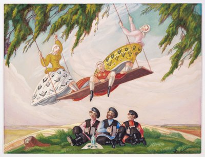Die Schaukel, 1920er Jahre von Sergei Yurievich Sudeykin