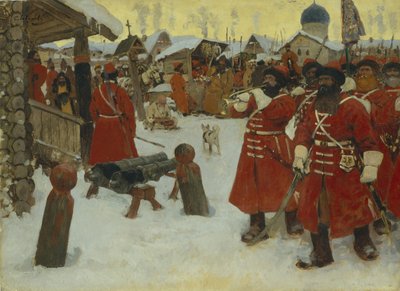 Die Strelitzen, 1907 von Sergej Vasilevic Ivanov