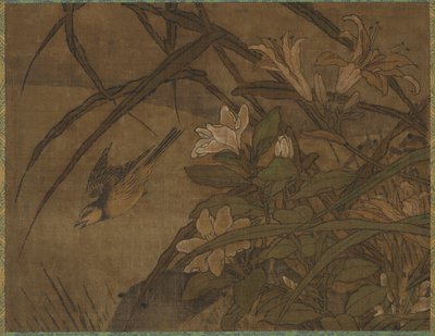 Vögel und Blumen, Mitte 1400 bis Anfang 1500 von Sesshû Tôyô