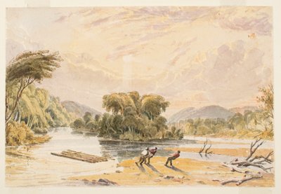 Blick sechzig Meilen oberhalb von St. Louis, Nr. 56 von Seth Eastman