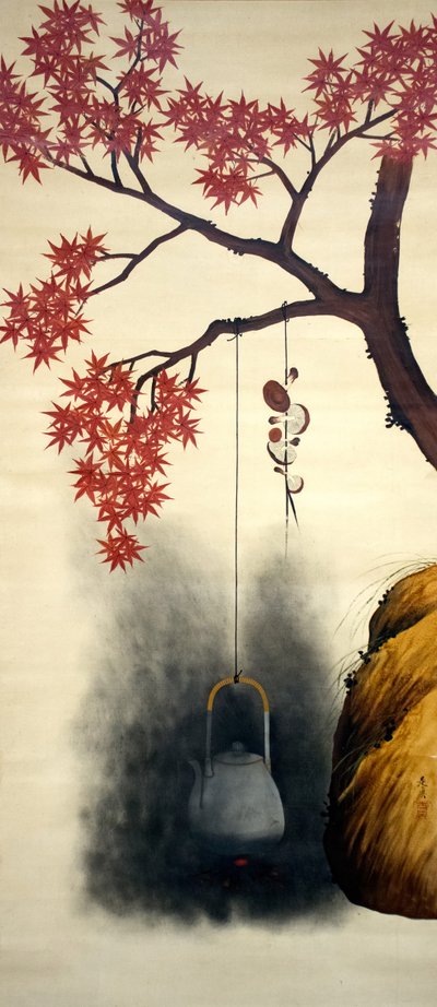 Herbstahorn, spätes 19. Jahrhundert von Shibata Zeshin