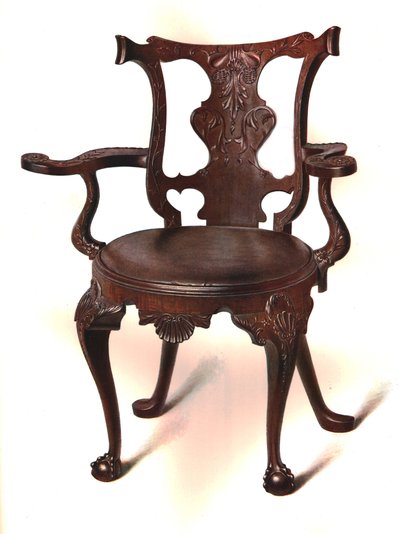 Schreibstuhl, 1906 von Shirley Charles Llewellyn Slocombe