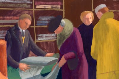 Schneiderei, 1951 von Shirley Markham