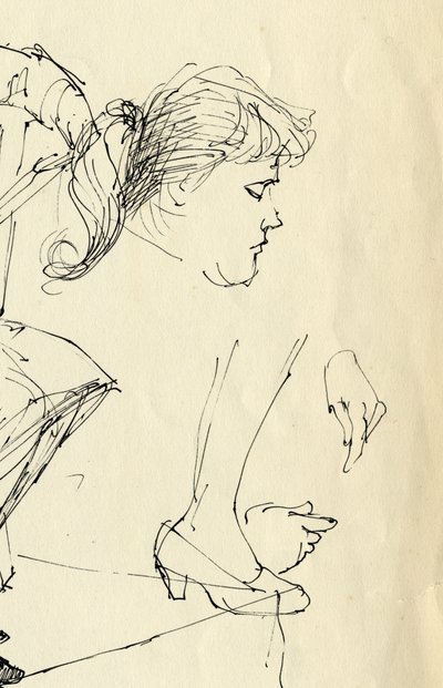 Kopf-, Hand- und Fußdetail, 1953 von Shirley Markham