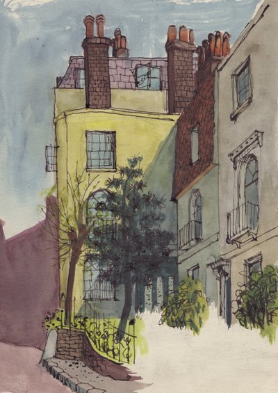 Häuser in Hampstead von Shirley Markham