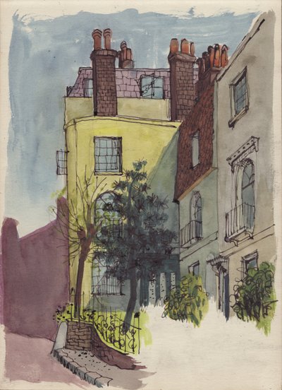 Häuser in Hampstead von Shirley Markham