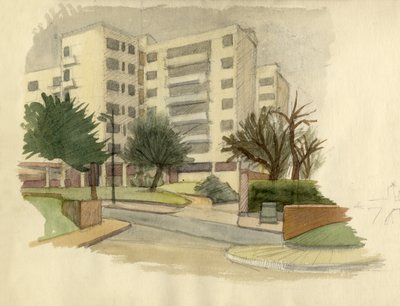 Moderne Gebäude, London von Shirley Markham