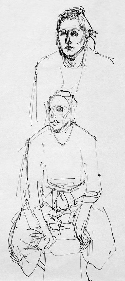 Skizzen aus dem Leben, ca. 1950 von Shirley Markham