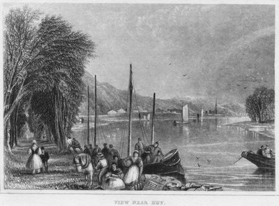 Ansicht in der Nähe von Huy, 1850 von Shury and Son