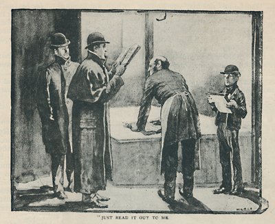 Lies es mir einfach vor, 1892 von Sidney Paget