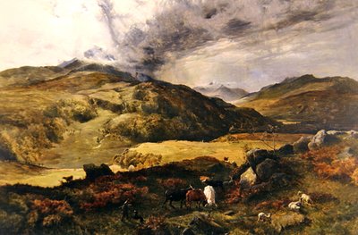 Walisische Landschaft von Sidney Richard Percy