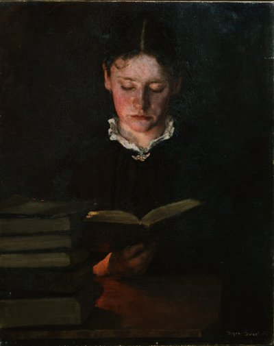 Lesende Frau von Signe Scheel