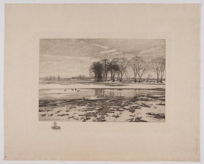 Winterlandschaft von Sigvard Hansen