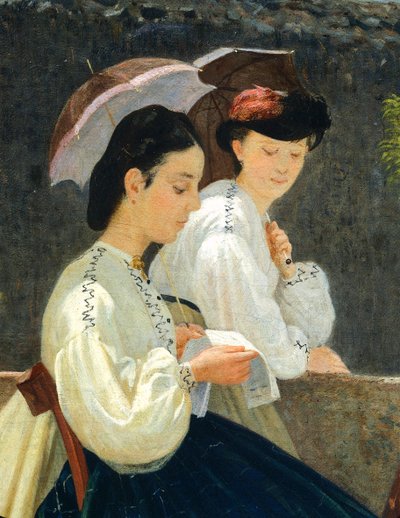 Almosenvergabe von Silvestro Lega
