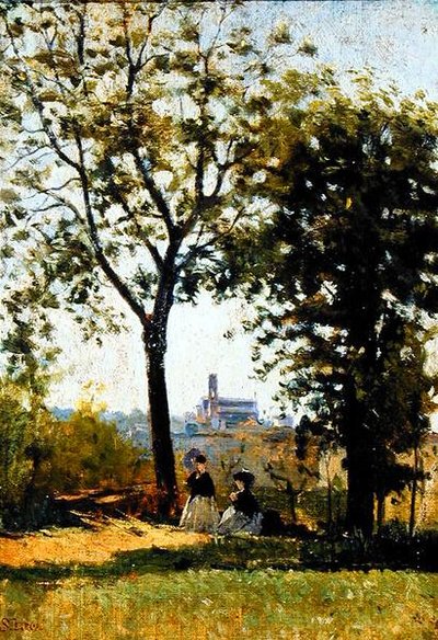 Berg der Kreuze von Silvestro Lega