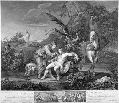 Der barmherzige Samariter von Simon Francois Ravenet