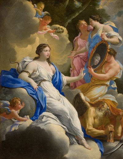 Allegorie der Klugheit, 1645 von Simon Vouet