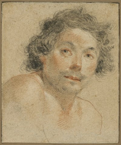 Brustporträt eines jungen Mannes von Simon Vouet