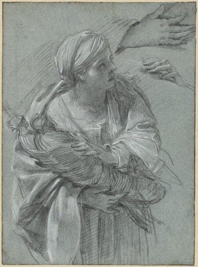 Kreusa trägt die Götter von Troja von Simon Vouet