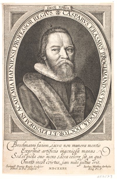 Bischof Jesper Rasmussen Brochmand von Simon de Pas