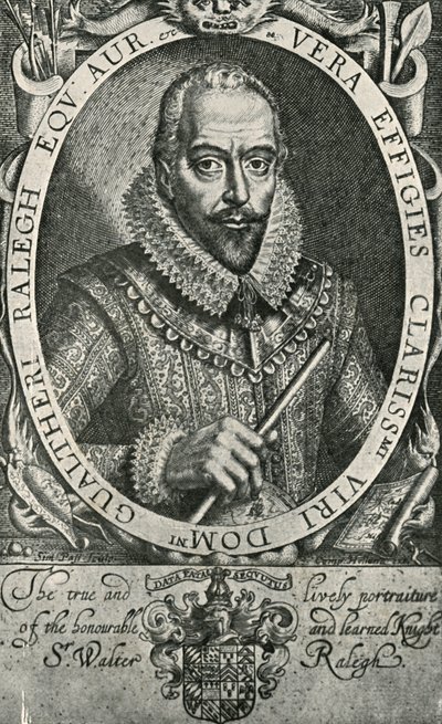 Sir Walter Raleigh von Simon de Passe