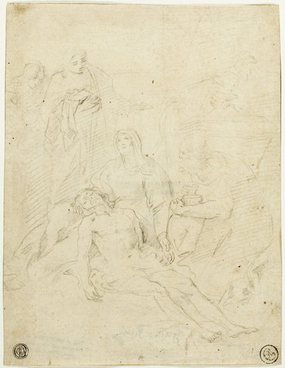 Pietà von Simone Cantarini