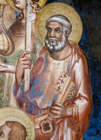 Maestà (Detail) von Simone Martini
