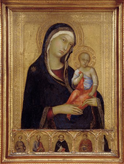 Jungfrau und Kind, ca. 1324-1325 von Simone Martini di