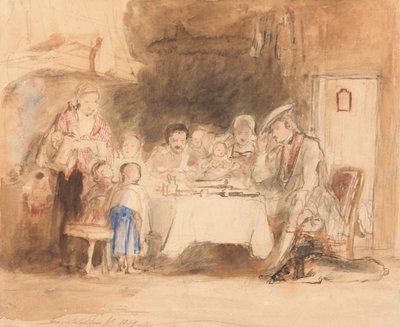 Gnade vor dem Essen von Sir David Wilkie