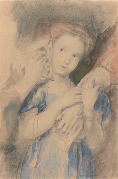 Studie für "Der erste Ohrring" von Sir David Wilkie