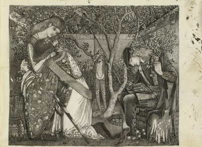 Der Abschied des Ritters, 1858 von Sir Edward Coley Burne Jones