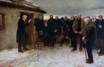 Ein Hochlandbegräbnis, 1882, 1912 von James Guthrie