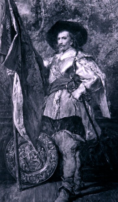 Ein Fahnenträger von Sir John Gilbert