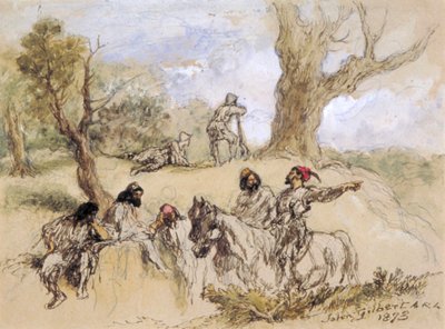 Banditen, 1873 von Sir John Gilbert