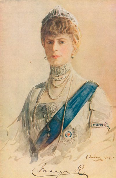 Ihre Majestät Königin Mary, 1867-1953, 1913 von Sir John Lavery