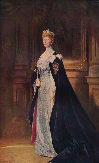H.M. Königin Mary, 1910 von Sir William Llewellyn