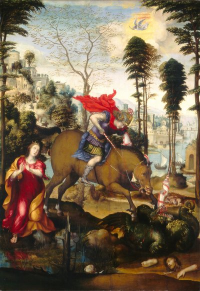 Der heilige Georg und der Drache von Sodoma