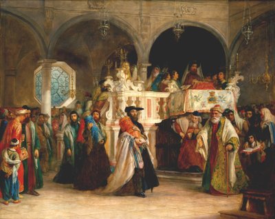 Simchat Torah, Livorno von Solomon Alexander Hart