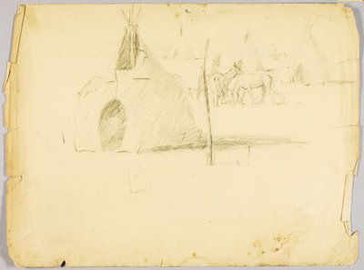 Indisches Dorf von Solon H. Borglum