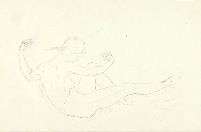 Schwimmender Akt von Solon H. Borglum