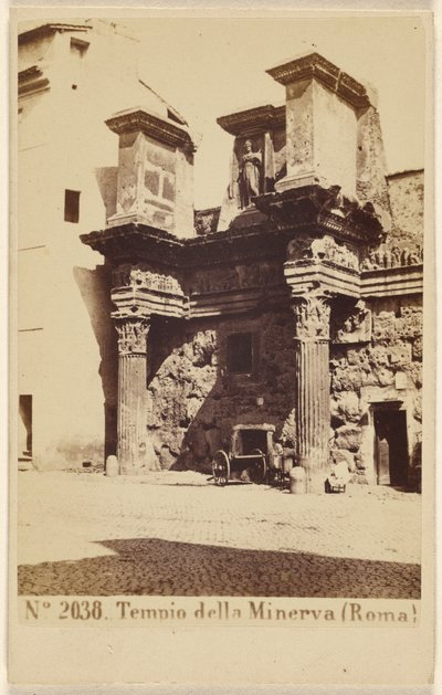 Tempel der Minerva (Rom) von Sommer and Behles