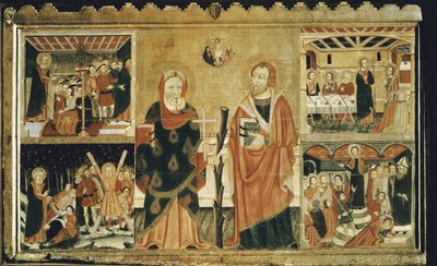 Altarbild von San Felipe und Santiago von Spanish School